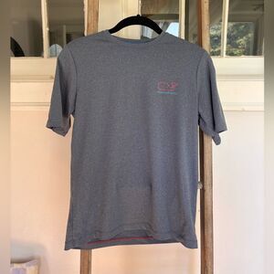 Vineyard Vines Kids Blue Performance Shirt